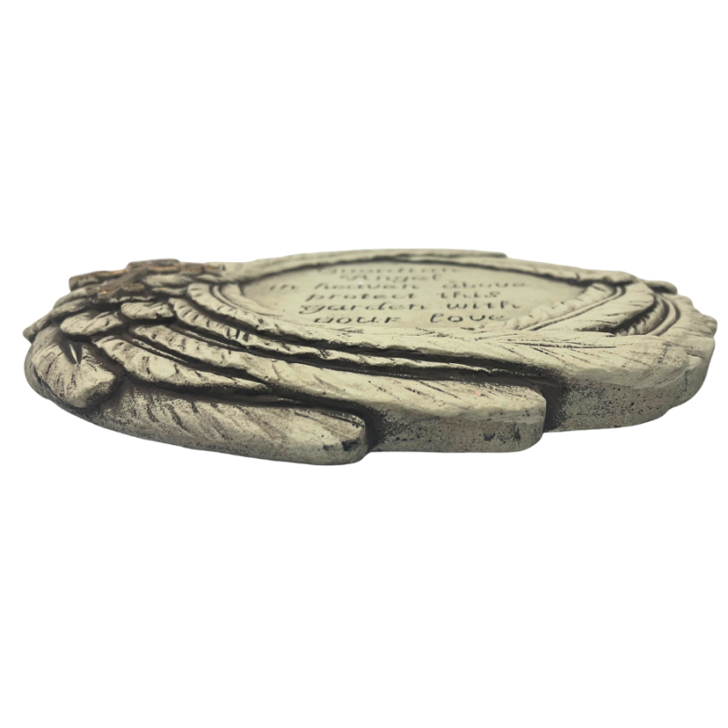 10" Cement Guardian Angel Stepping Stone