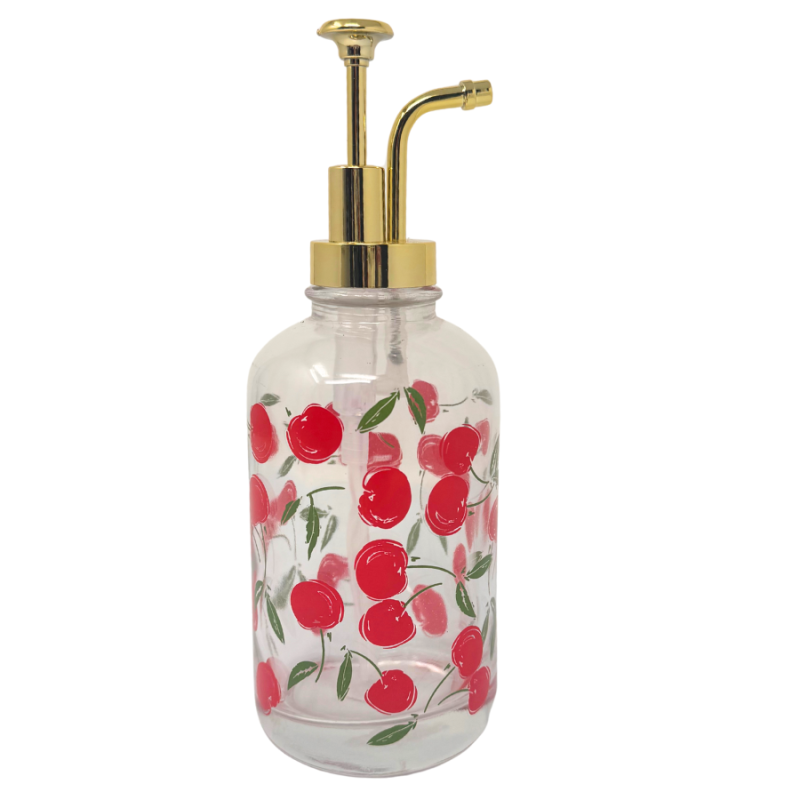 17oz Glass Dispenser with Cherries