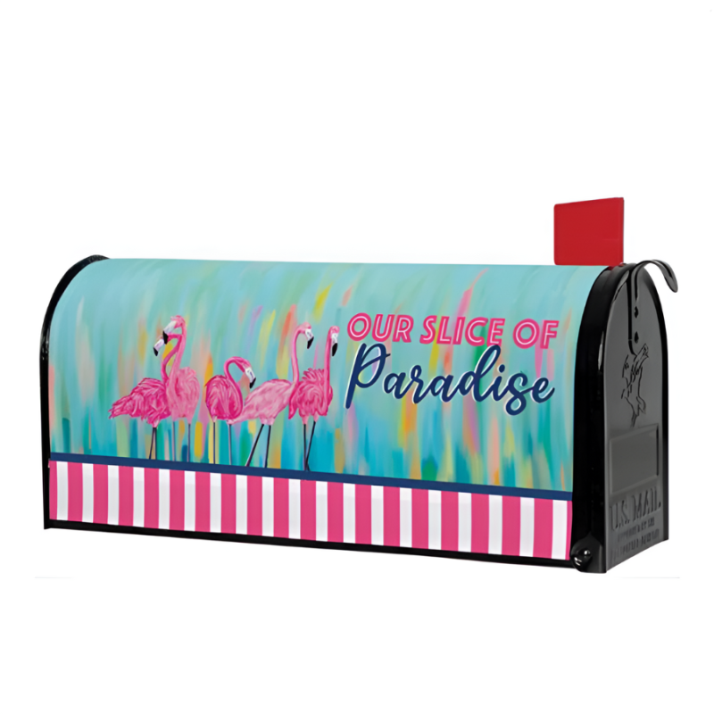 Flamingo Mailbox Cover
