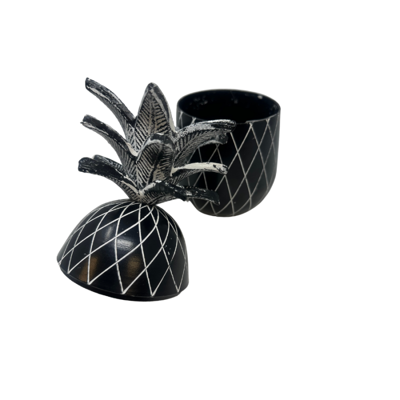 Black Pineapple Jar