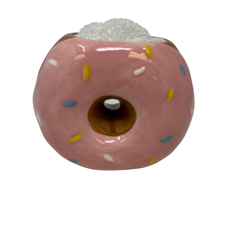 Pink Donut Scrubby Holder