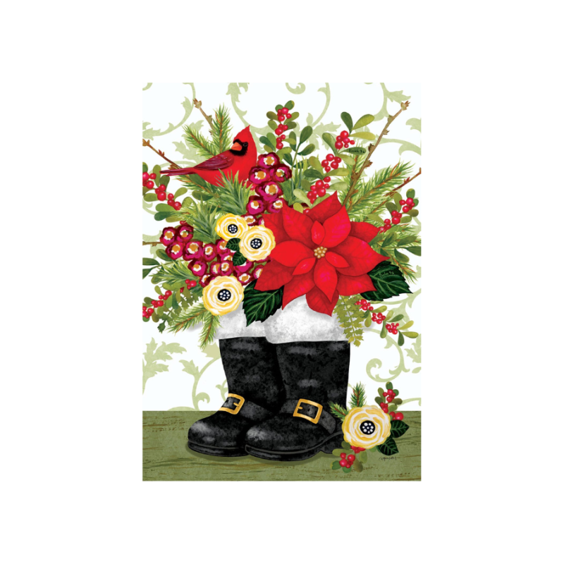 Santa Boots House Flag