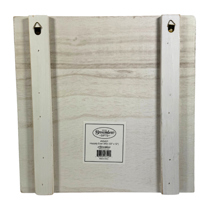 12" Happily Ever After Pallet Sign