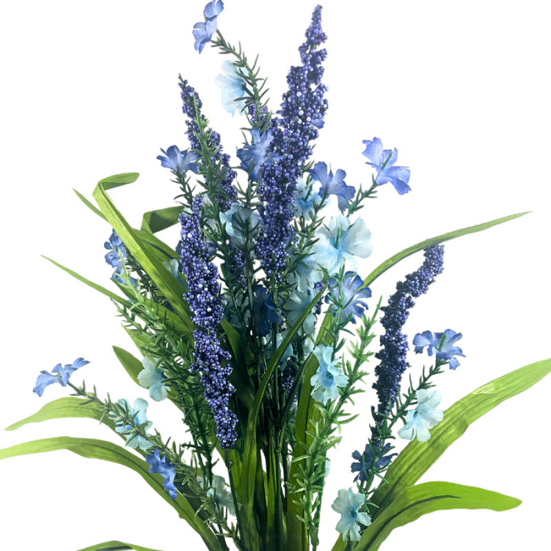 22" Gypso & Astilbe Bush - Blue
