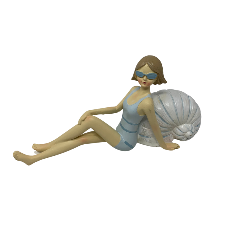 8.5" Coastal Lady Figurine