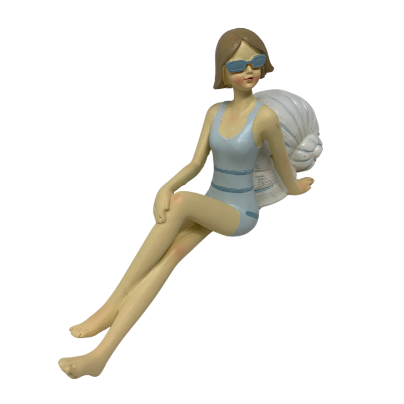 8.5" Coastal Lady Figurine