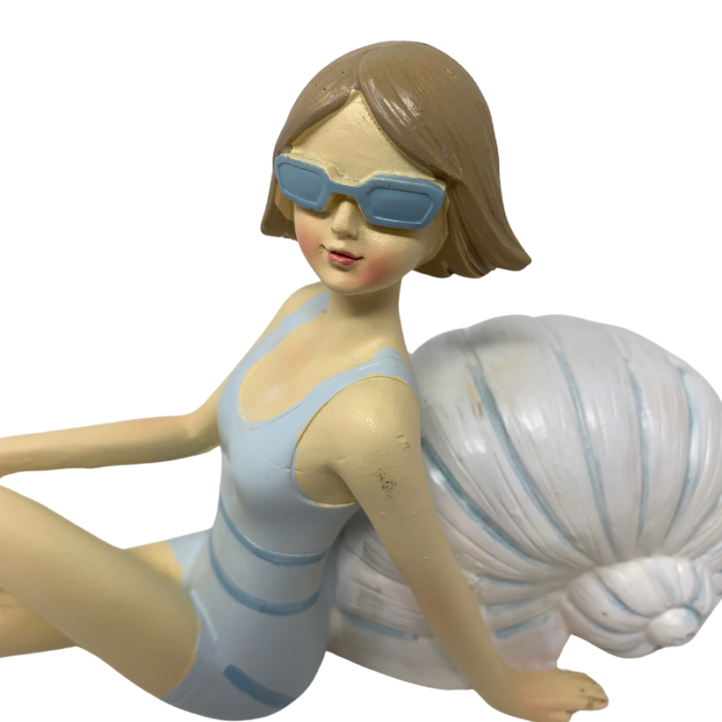 8.5" Coastal Lady Figurine