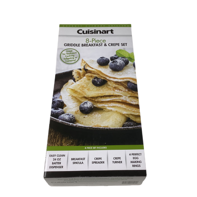 Cuisinart 8pc Griddle Breakfast and Crepe Set