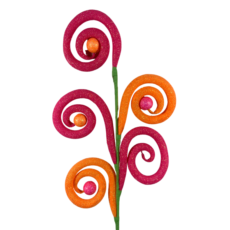 27" Pink & Orange Pick