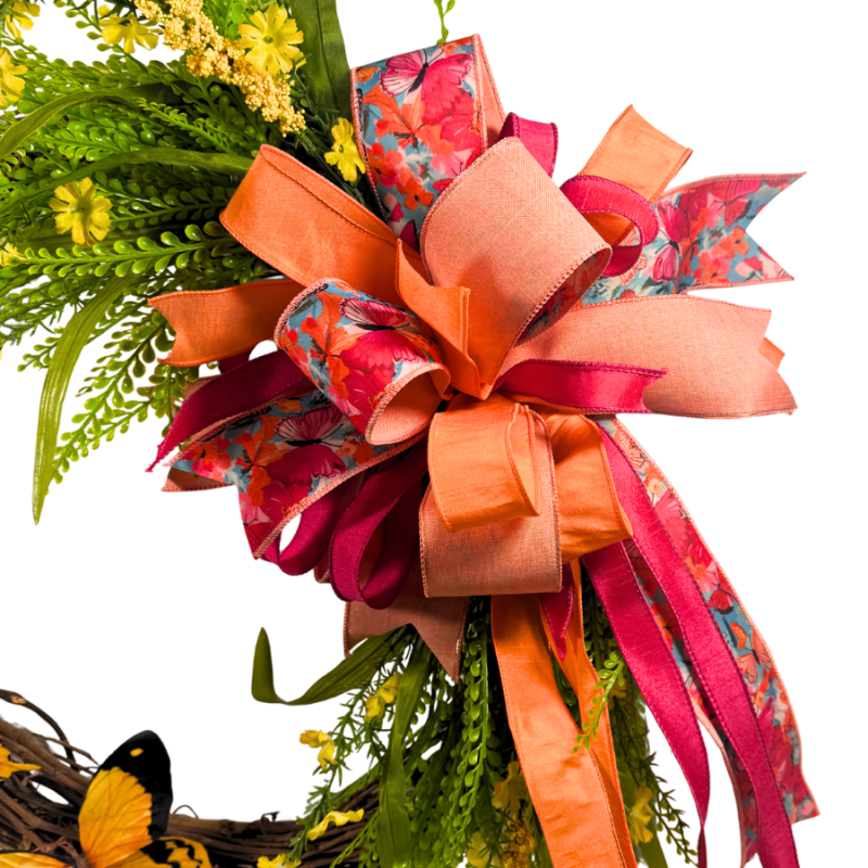24" Butterfly Wreath