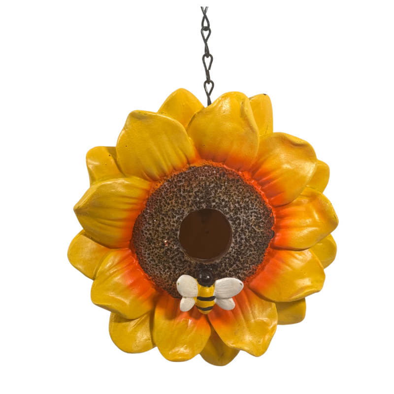 7" Sunflower Birdhouse