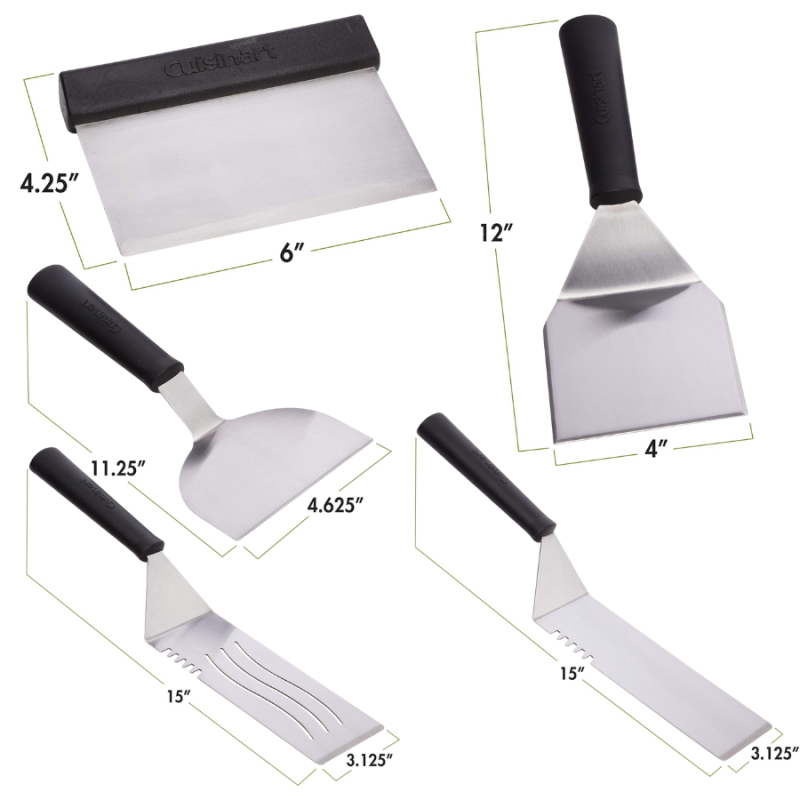 Cuisinart 5 pc Griddle Spatula Set