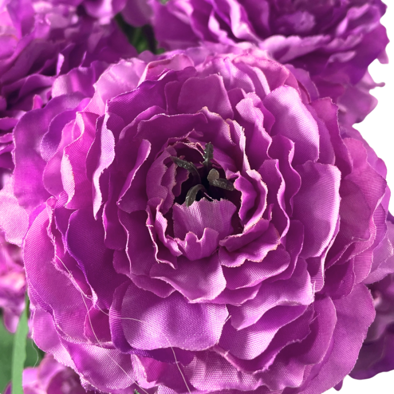 21" Ruffled Ranunculus Bush - Lavender
