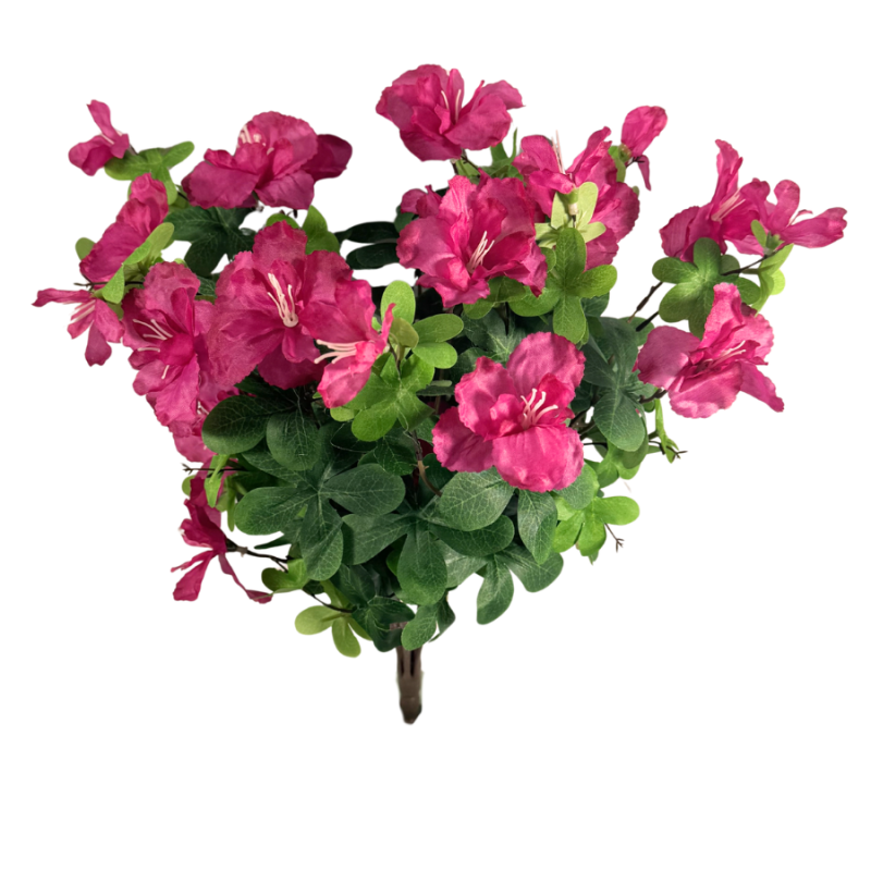 18" Azaela Bush- Magenta