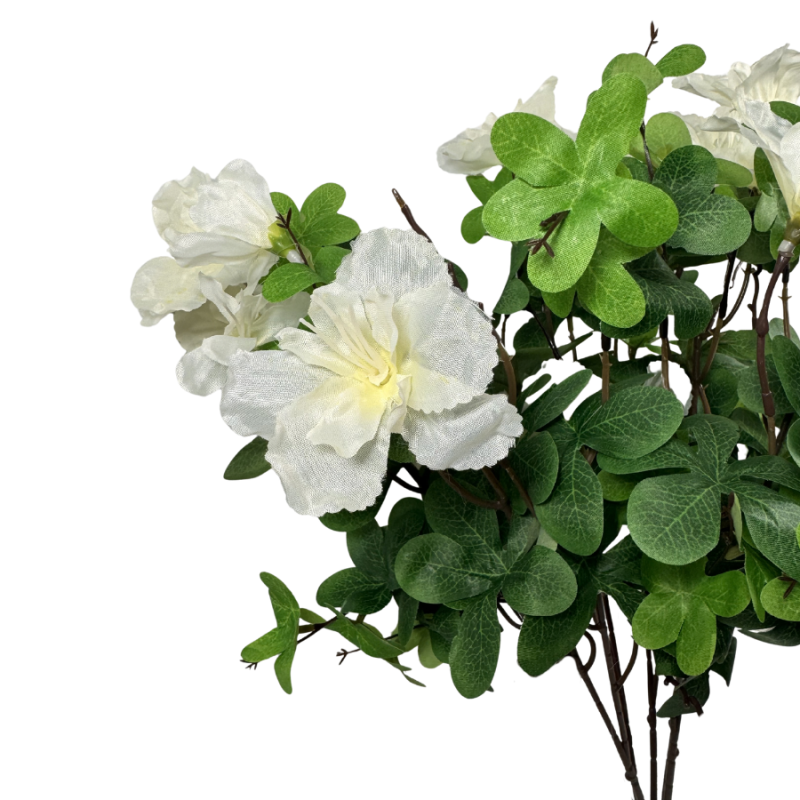 22" Azaela Bush- White