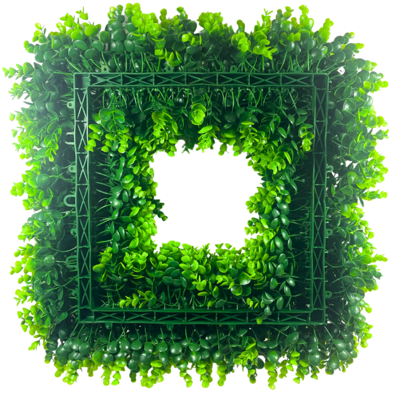 20" UV Eucalyptus Square Wreath