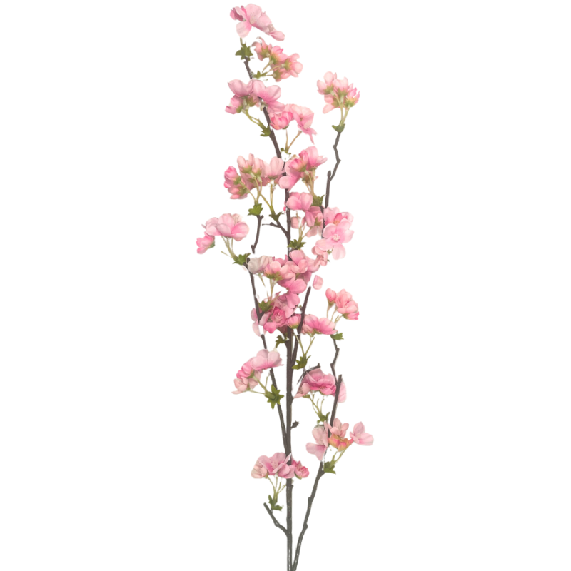36" Quince Blossom Spray