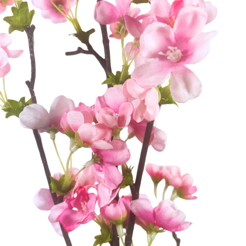 36" Quince Blossom Spray