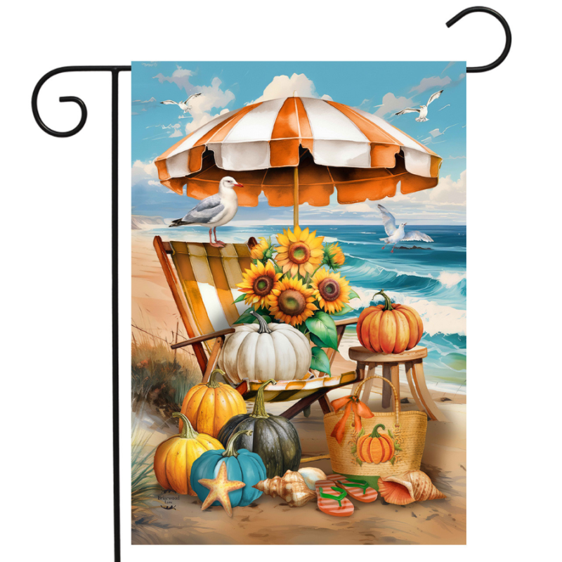 Harvest Beachfront Garden Flag