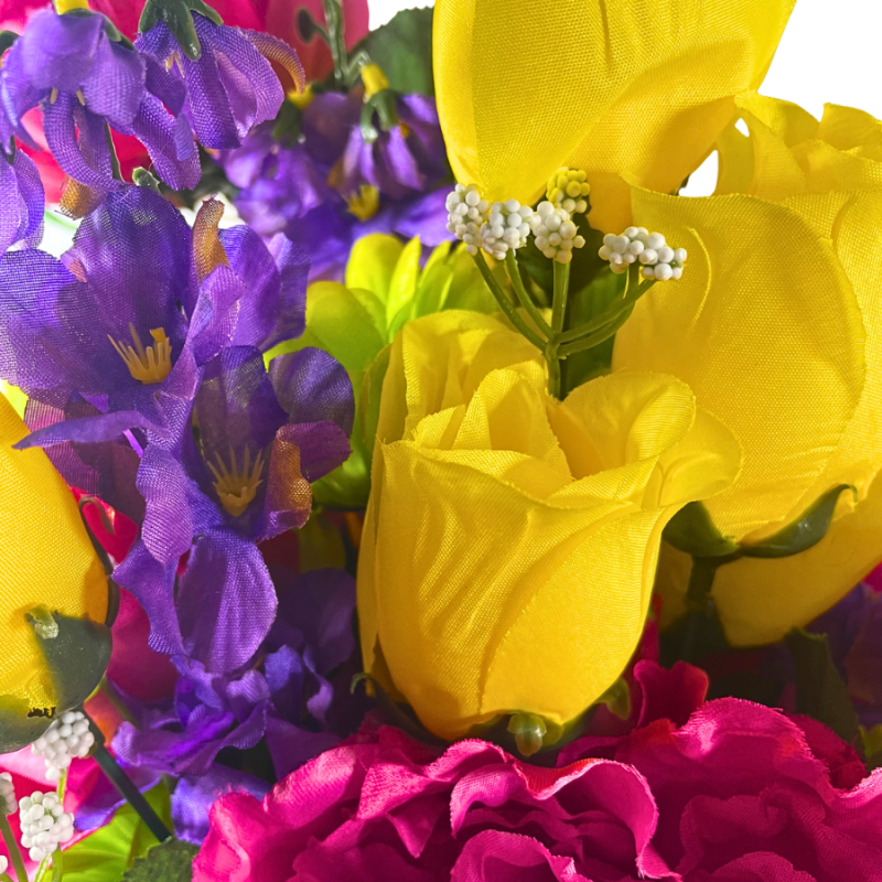 23" Jewel-Toned Garden Bouquet