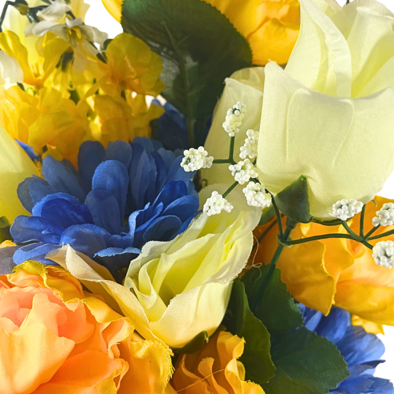 23" Spring Blooming Floral Arrangement