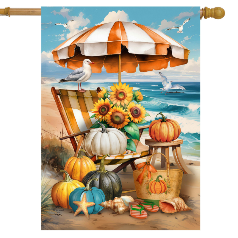 Harvest Beachfront House Flag
