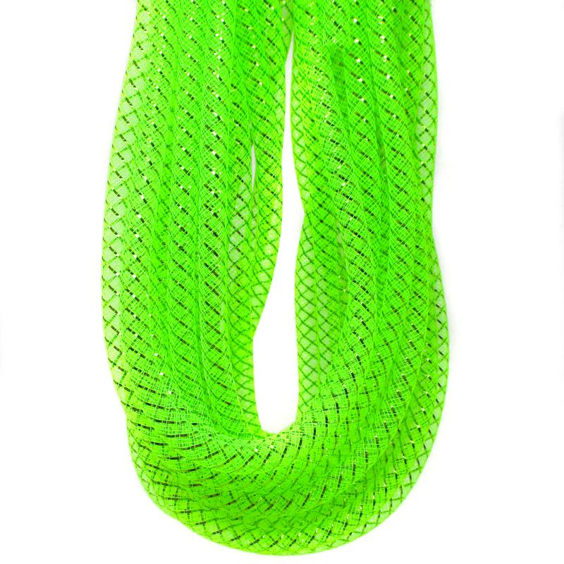 Mesh Tubing - Apple Green
