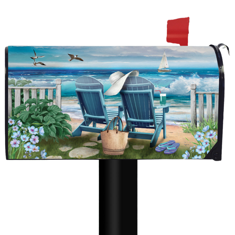 Seaside Escape Summer Mailbox Cover