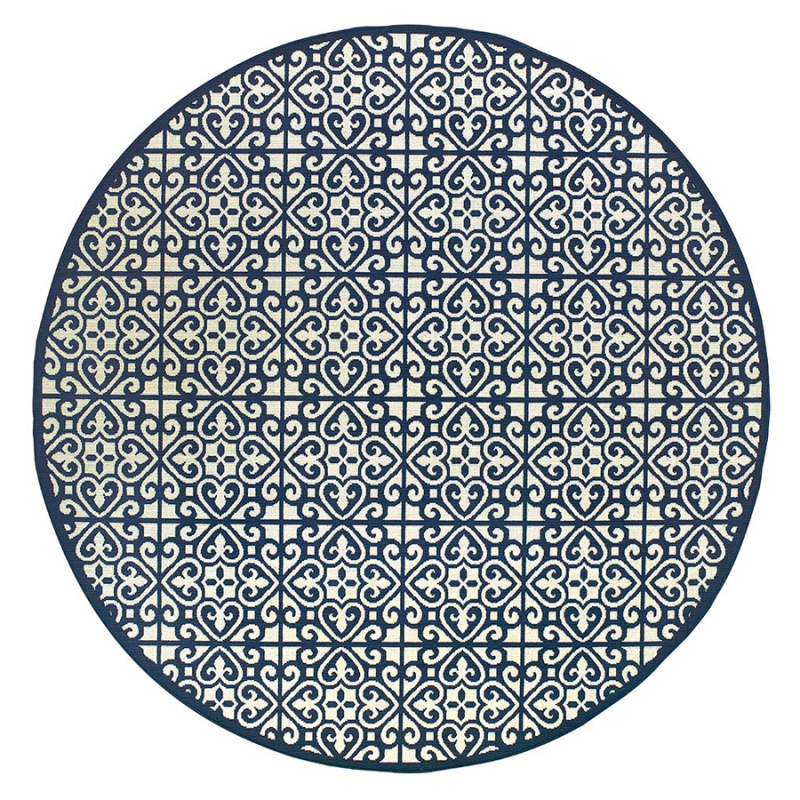 Marina 5927b Round Outdoor Rug