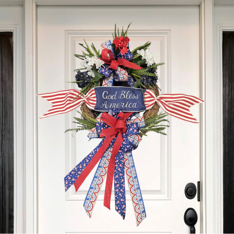 45" Americana Wreath
