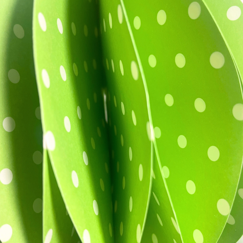 24" Honeycomb Polka Dot Bunny - Green