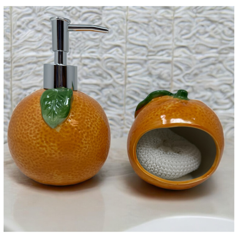 Orange Scrubber Holder