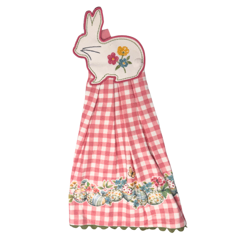 Garden Bunny Hang Up Towel