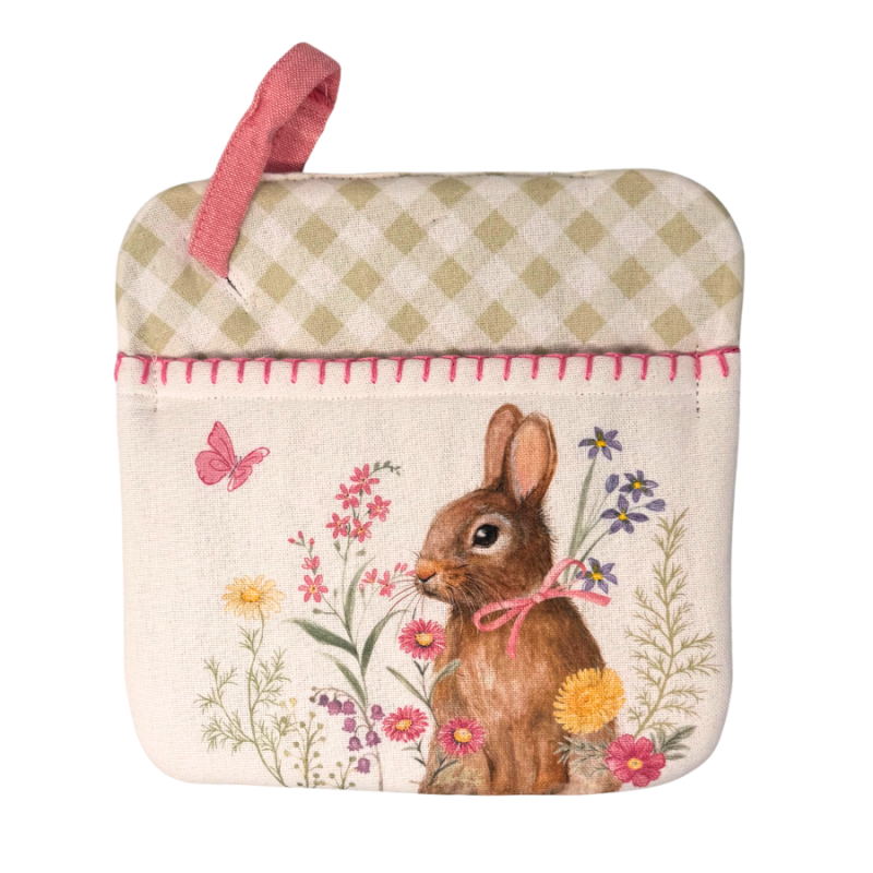 Spring Bunnies Oven Mitt