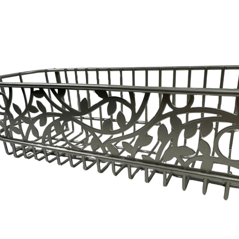 Silver Bathtub/Shower Caddy