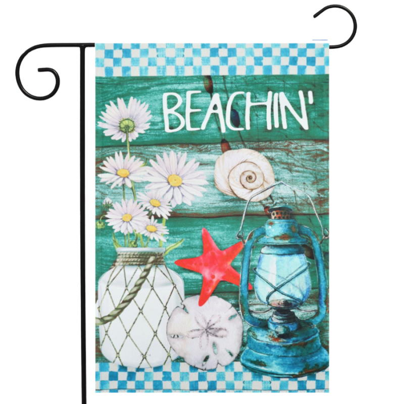 Beachin Garden Flag