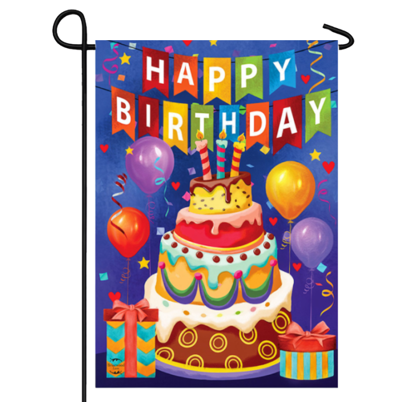 Birthday Celebration Garden Flag