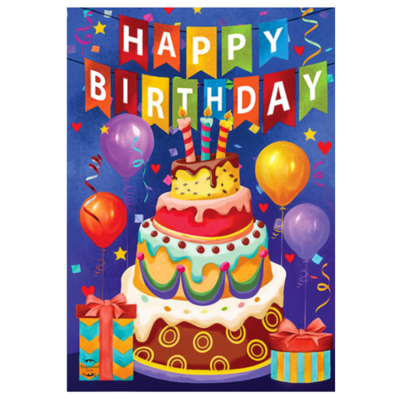 Birthday Celebration Garden Flag
