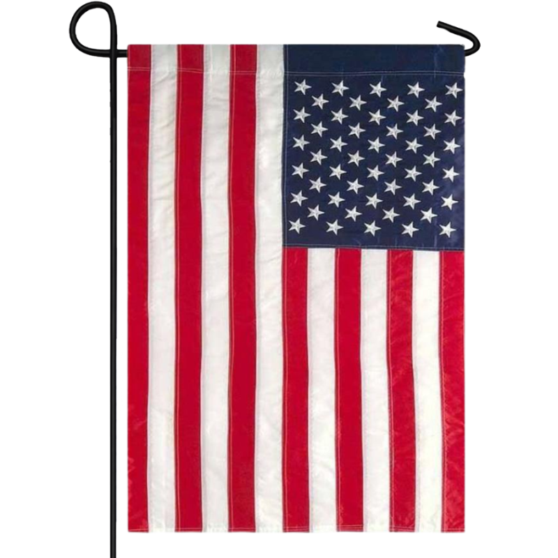 American Embroidered Garden Flag