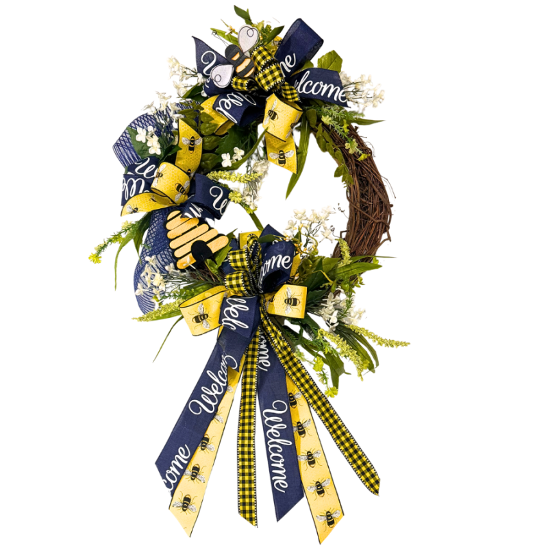48" Bumble Bee Wreath