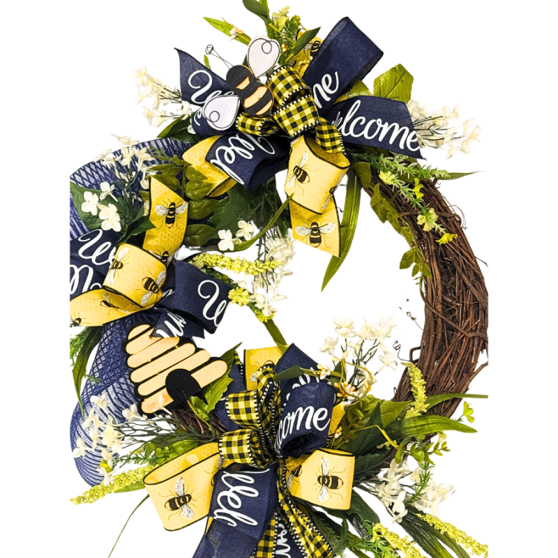 48" Bumble Bee Wreath