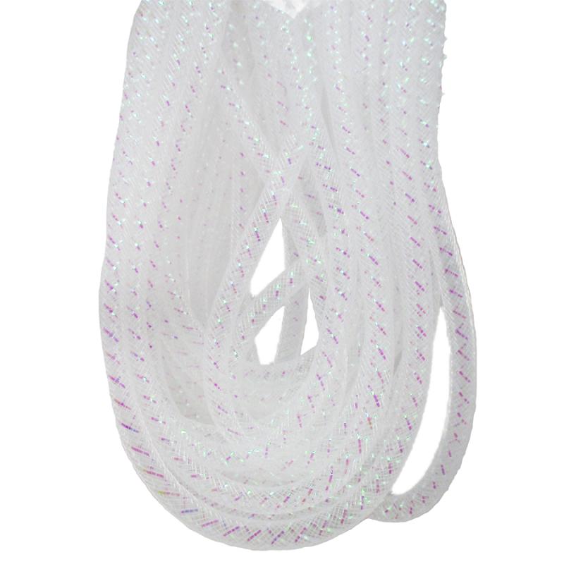 Mesh Tubing - White