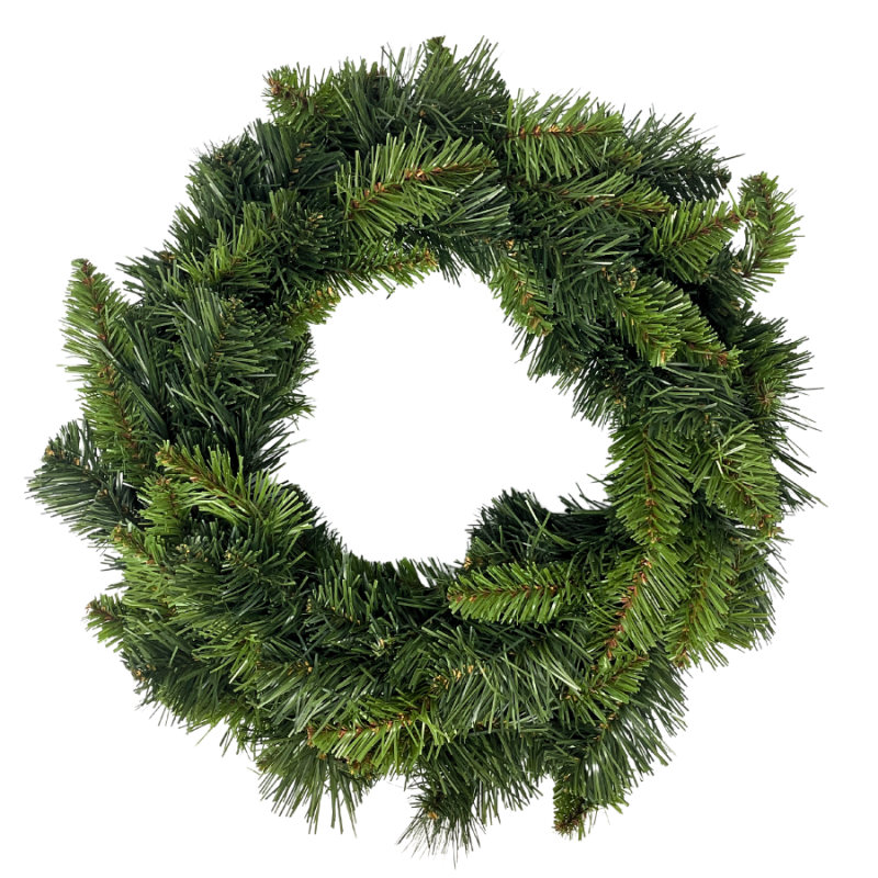16" Deco Elevated Wreath w/ Double Ring